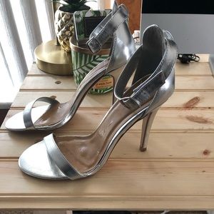 Silver heels